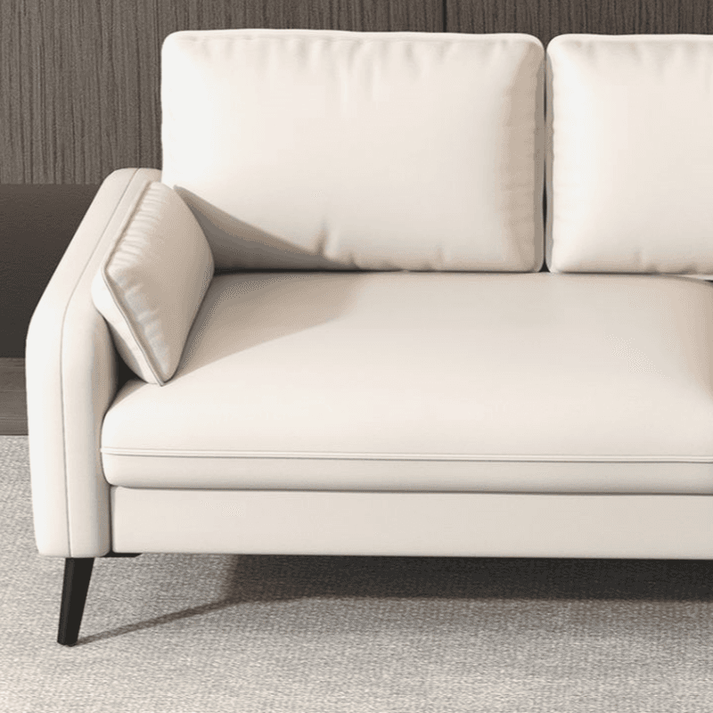 Contemporary Scratch-immune Solid Color Cerulean/Olive Green/Amber Color Loveseat for Seats 2 with Pillow Back and Square Arm thumbnail 13