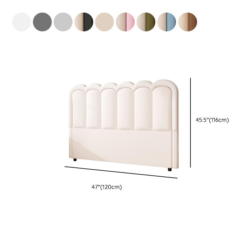 Modish Style Panel Headboard in Pine Wood with No Distressing for King/Queen/Full Bed, Featuring Sponge Upholstery Fill and Free-standing Standard Installation with Standard Height thumbnail 14