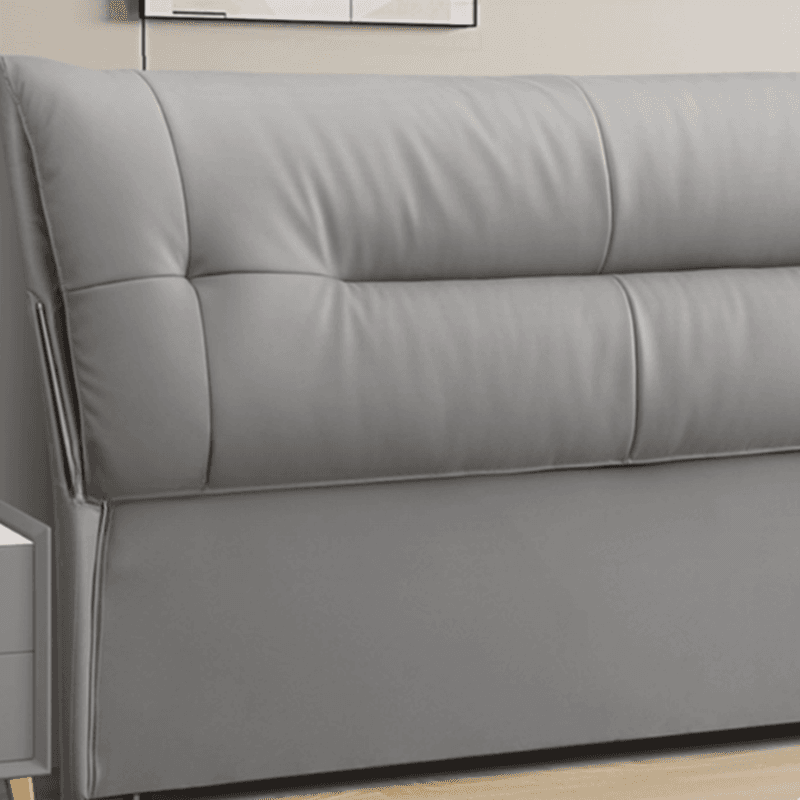 Simplistic Style Panel Headboard with No Distressing, Piled Tufted Rectangular Shape for King/Queen/Full Bed, Cotton Upholstery Fill, Standard Height thumbnail 10