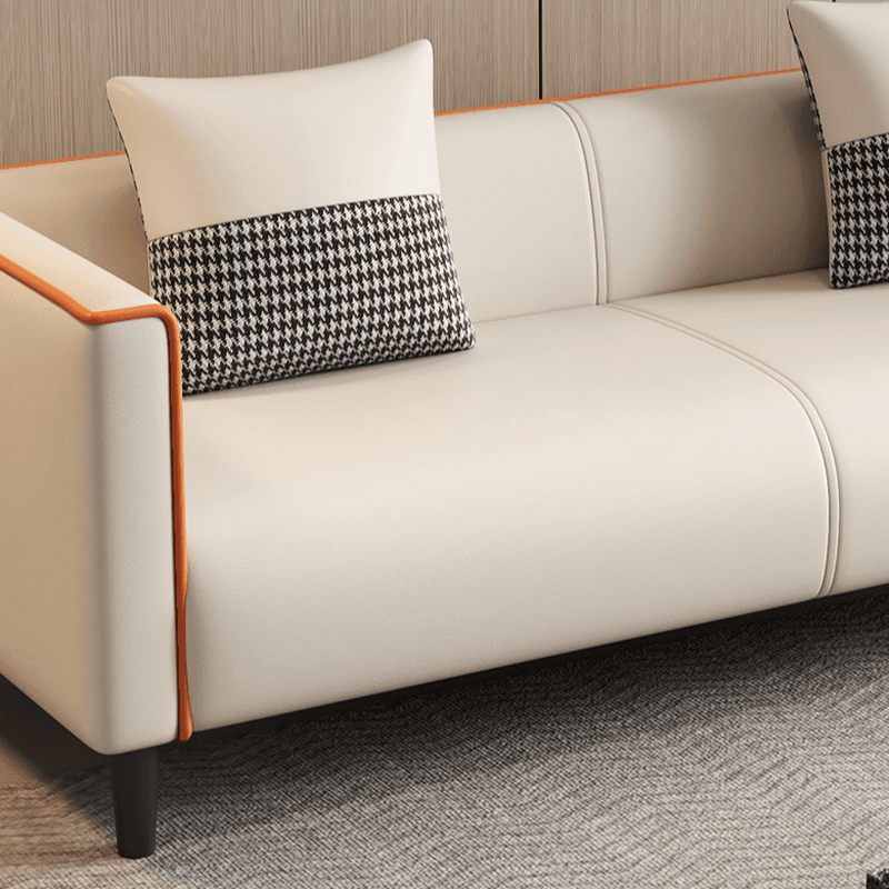 Versatile Standard Sofa/Loveseat/Single Sofa in Synthetic Leather with Grey/Dark Blue/Light Green Upholstery and Arm thumbnail 11