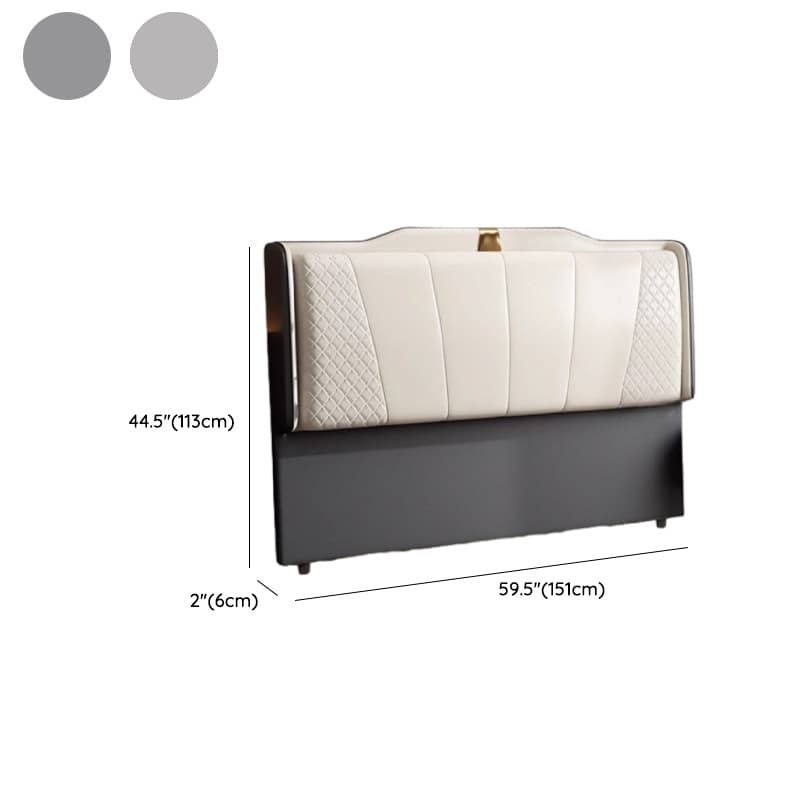 Art Deco Rectangular Wingback Timber Sponge headboard, With Legs, Size Full(54"W x 75"L), height Standard（36-55“） thumbnail 20