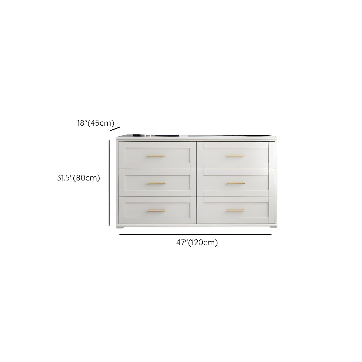 Classic Glam Storage Chest Solid Wood Storage Chest Dresser , 17.55 Inch Width - image 13