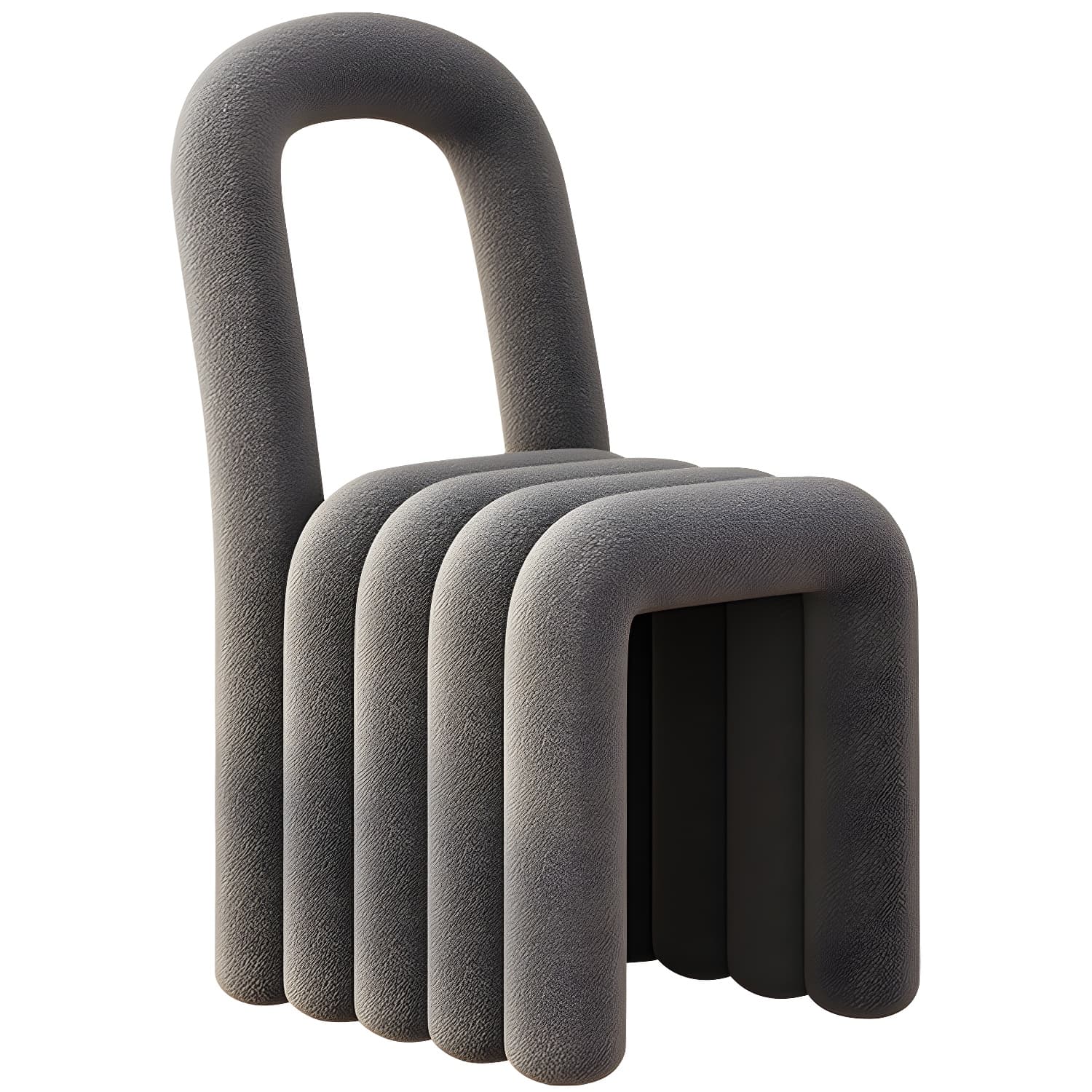 Velvet Designer Style Living Room Side Chair Open Back Dining Side Chair thumbnail 5