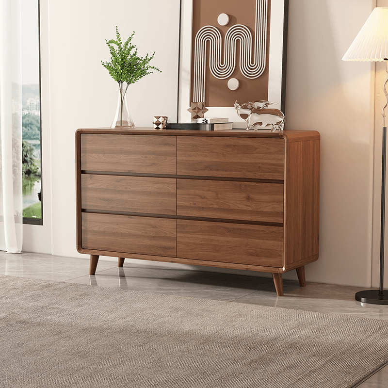 Modern Natural Wood Double Dresser/Bachelor Chest with 9 Drawers/7 Drawers/8 Drawers, Horizontal/Vertical Orientation - image 3