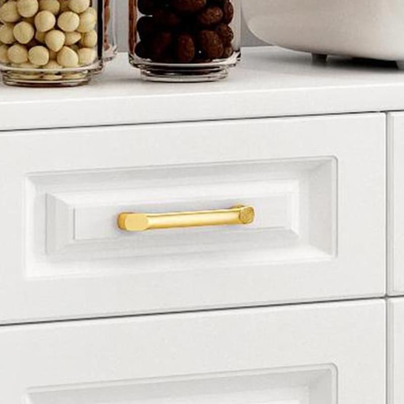 Modern Wood Sideboard Credenza with Drawers and Interior Shelves thumbnail 14