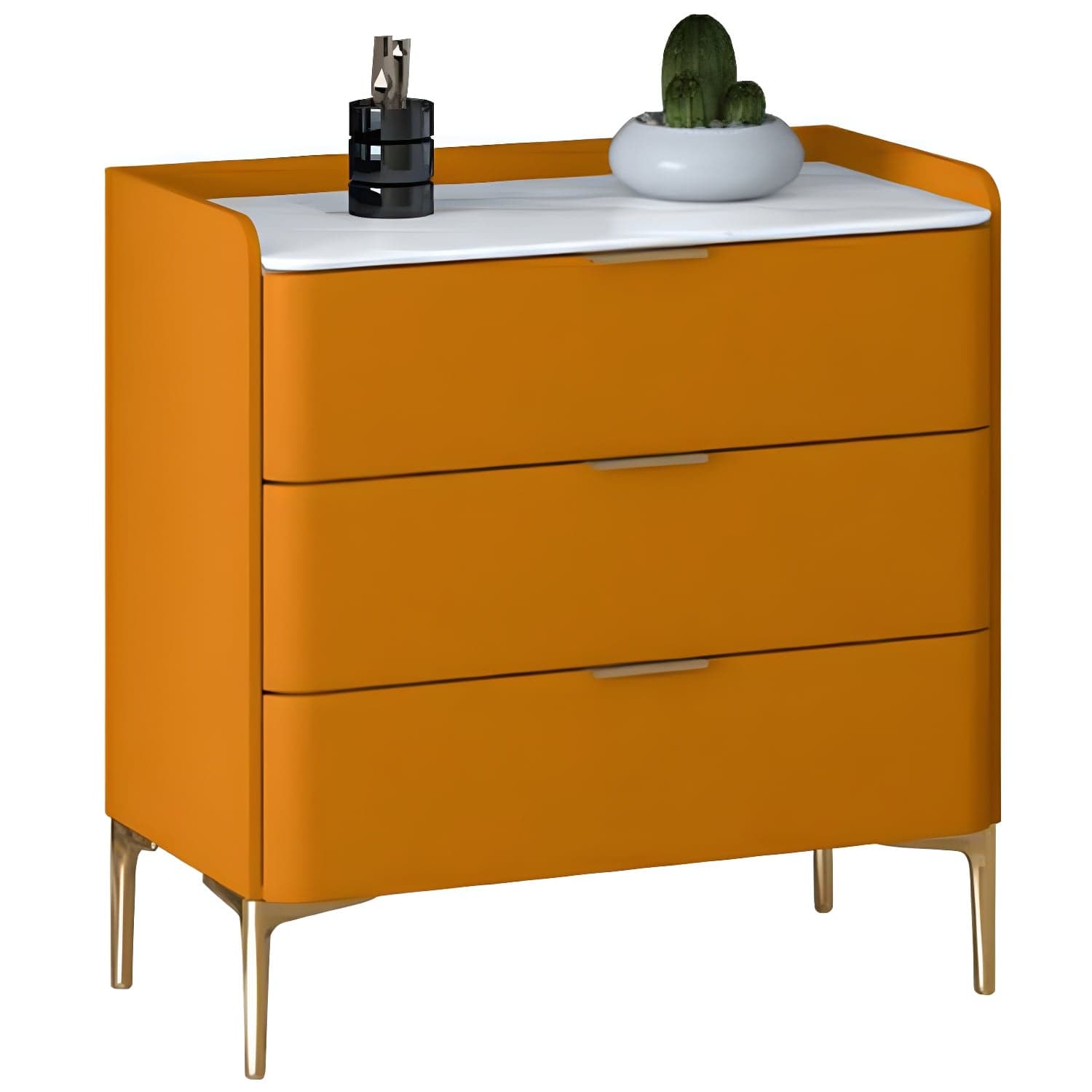 Modern Pine Wood Dresser with Drawers and Soft Close Glides in Narrow Design thumbnail 8