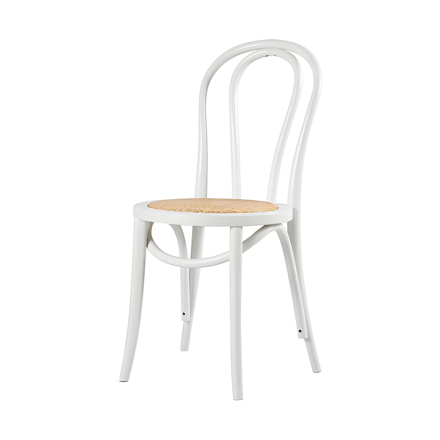 Modern Open Back Side Chair with Beech Wood Legs for Kitchen & Dining - Non-Upholstered thumbnail 12
