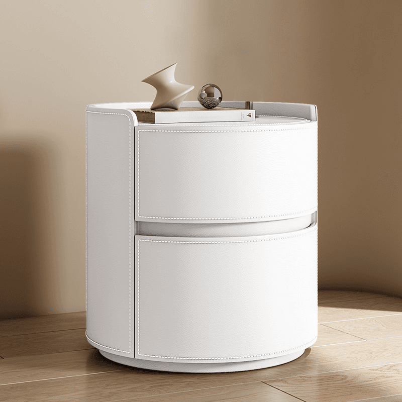 Simple 2 Tiers Nightstand With Drawer Organization, 2 Drawers thumbnail 18