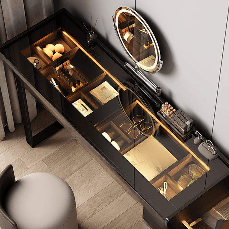 Multi-Purpose Vanity Set with Lighting, Scalable Telescopic Feature, Push-Pull, 2-in-1 Functionality, Adjustable Touch and Brightness thumbnail 4