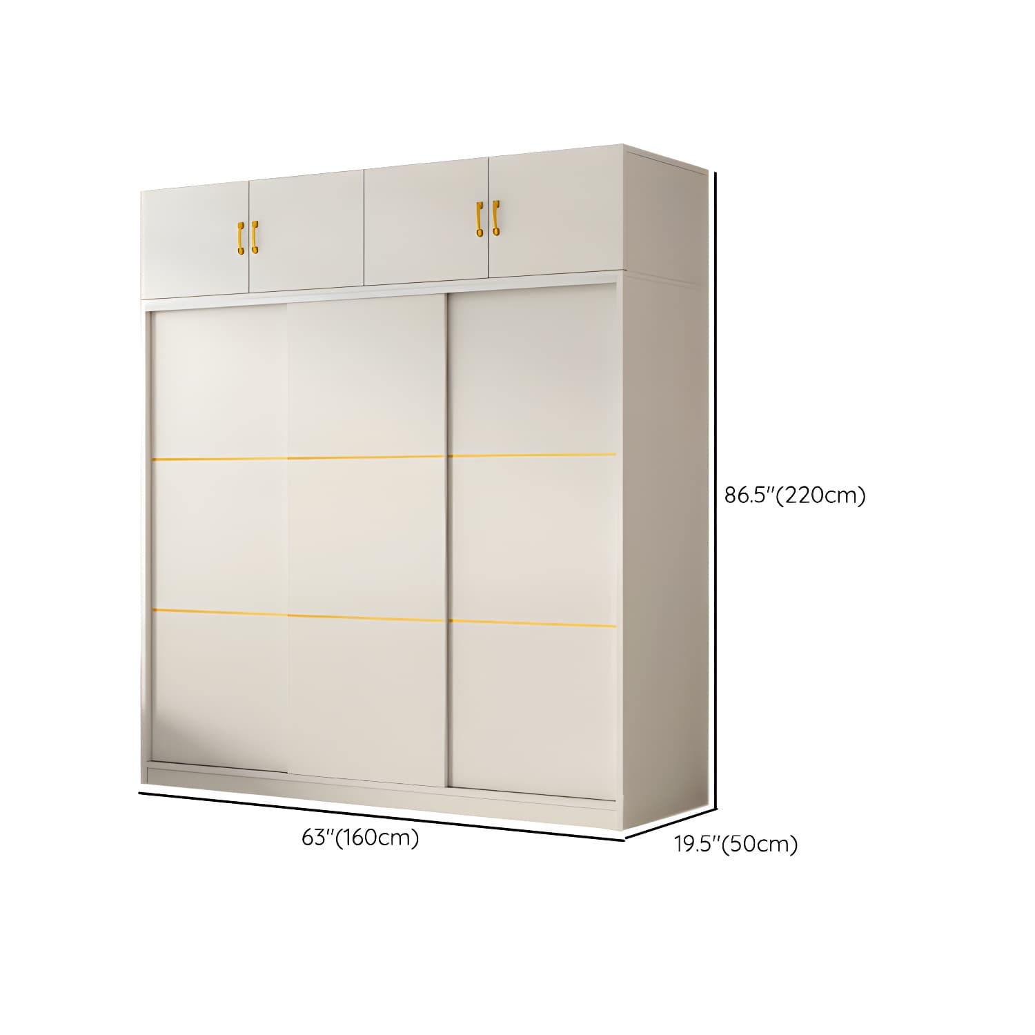 Spacious White Wardrobe Armoire with Shelves and Clothing Rod - Your Perfect Closet Solution thumbnail 20