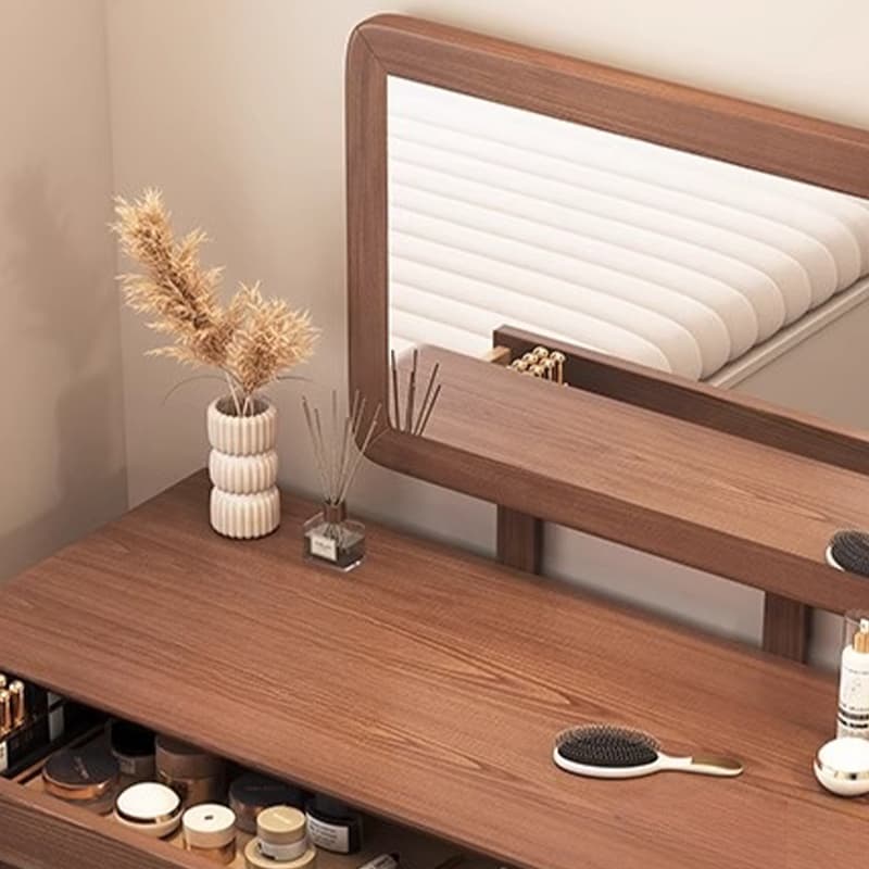 With Desk Antique No floating Push-Pull Makeup Vanity thumbnail 9