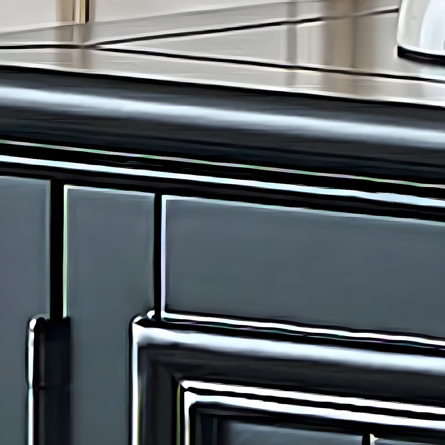 Modern Wood TV Stand with Open Storage & Cabinet Included - Standard Height - 3 Cabinets - With Legs thumbnail 10
