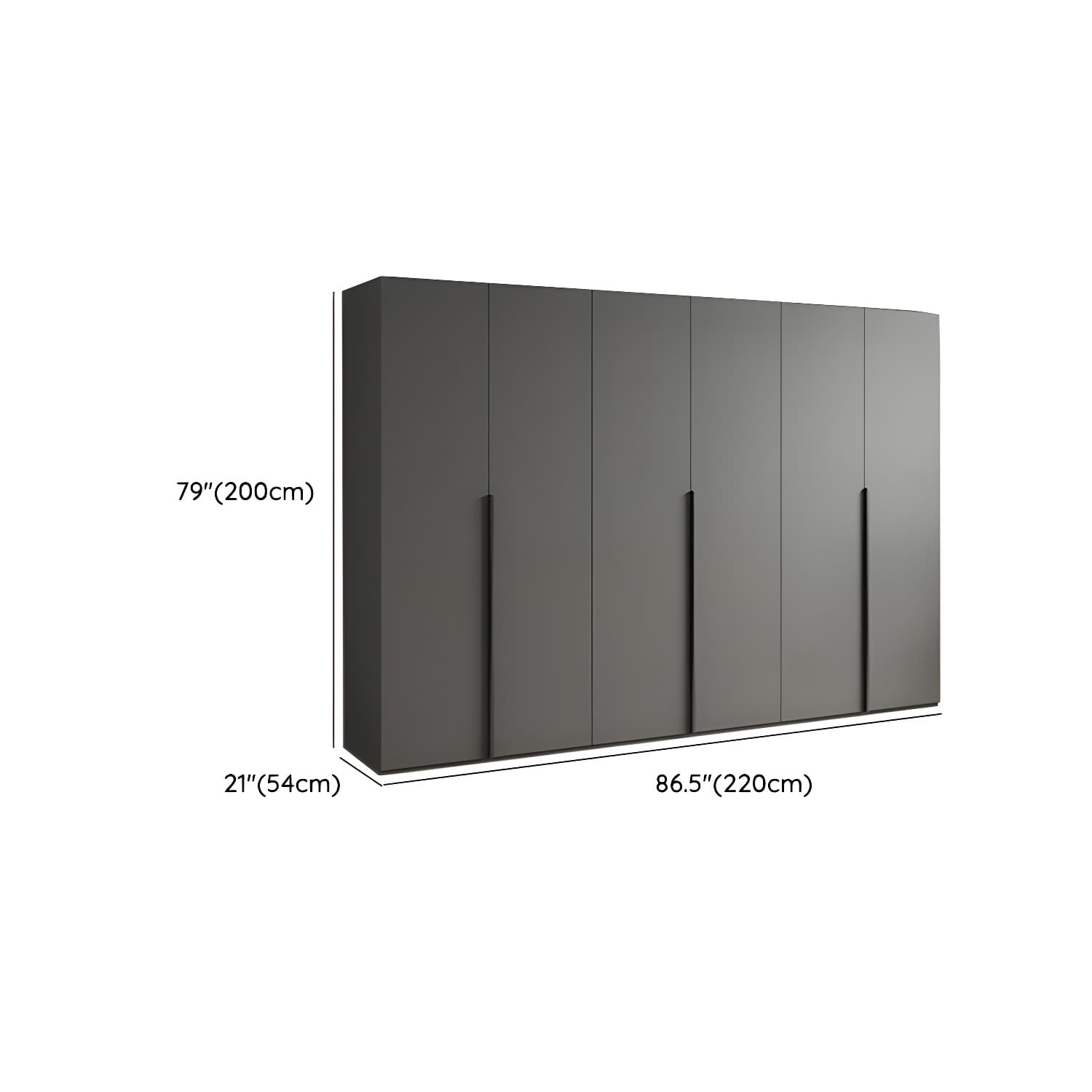 Modern Light Gray Wardrobe Closet Timber Soft Close Drawer Soft Close Door Interior Shelves thumbnail 14