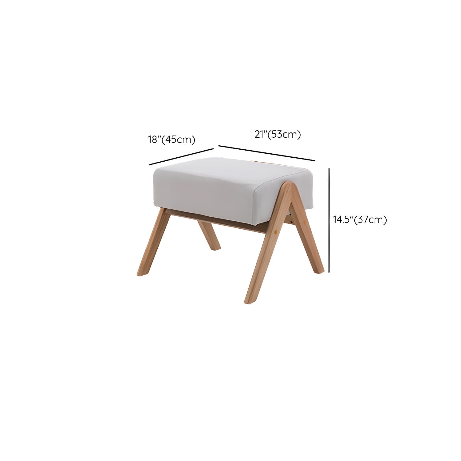 Mid-Century Modern Rocking Accent Chair with Solid Wood Frame and a Pillow thumbnail 22