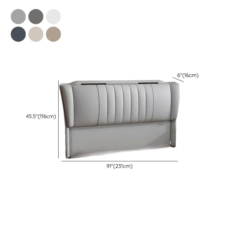 Modish Free-standing Standard Twin(38"W x 75"L)/Full(54"W x 75"L) Wingback Camelback No Distressing With Legs in Lumber thumbnail 14