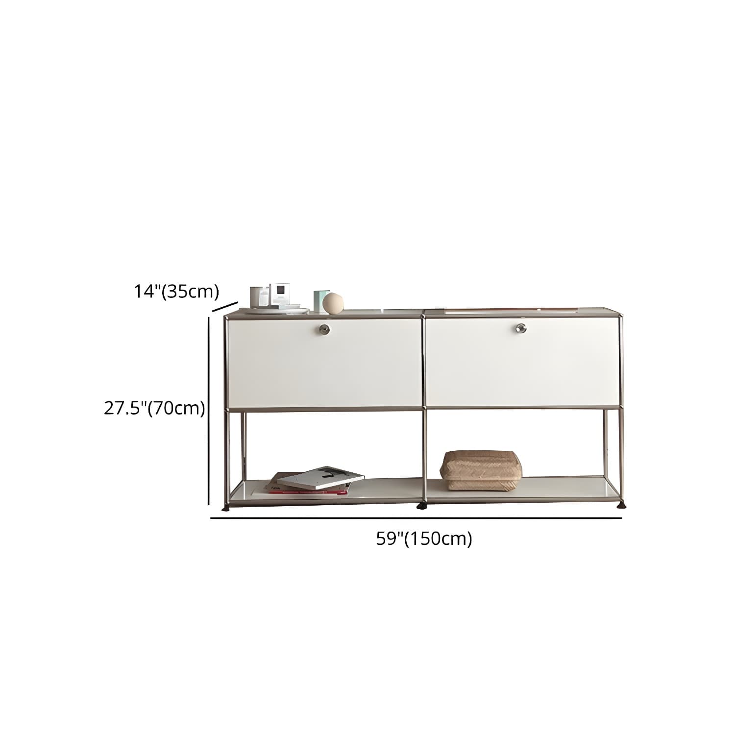 Modern Rectangle Storage Server Metal Sideboard for Dining Room thumbnail 23