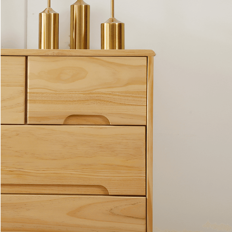 Modern Natural Wood Vertical Lingerie Chest with 6 Drawers/7 Drawers/5 Drawers thumbnail 8