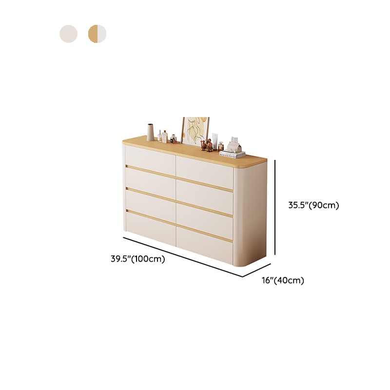 Casual Composite Wood Console Dresser/Bachelor Chest with 8/6/4 Drawers in Horizontal/Vertical Orientation thumbnail 18