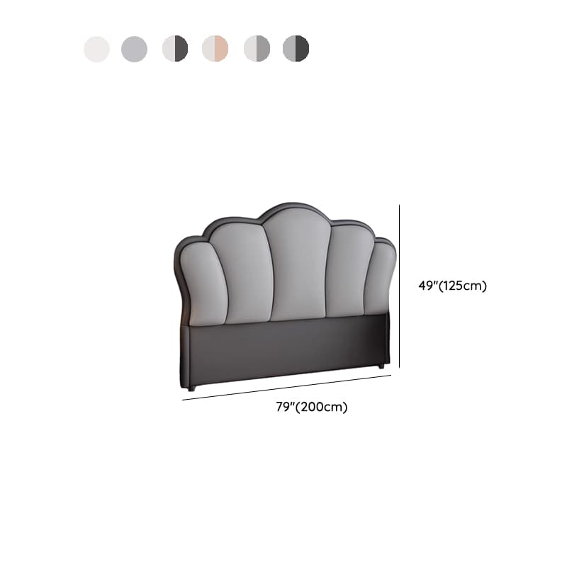 Modish No Distressing Timber Panel Headboard for King/Queen/Full Bed with Sponge Upholstery, Free-standing Installation, and Standard Height thumbnail 17