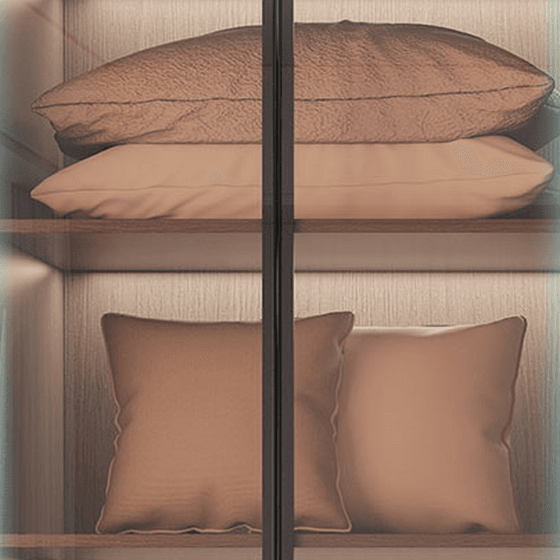 Transparent Simplistic Vitreous Wardrobe Closet with Soft Close Door, Interior Shelves, and Hanging Rod