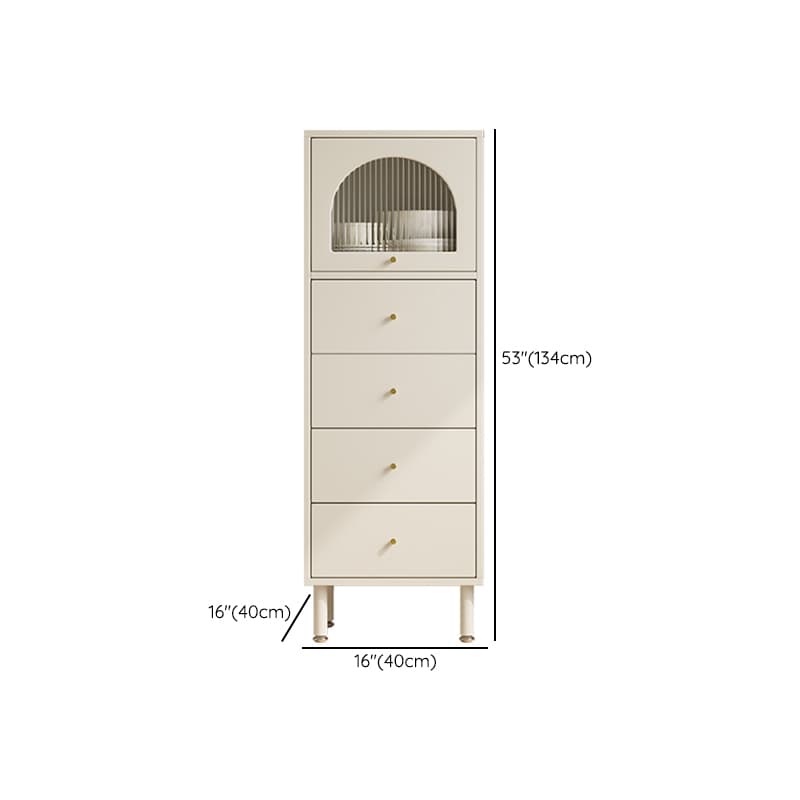 Chalk French Provincial Raw Wood Combo Dresser for Parlor with 5/6/4 Drawers and Hutch in Vertical Orientation thumbnail 16