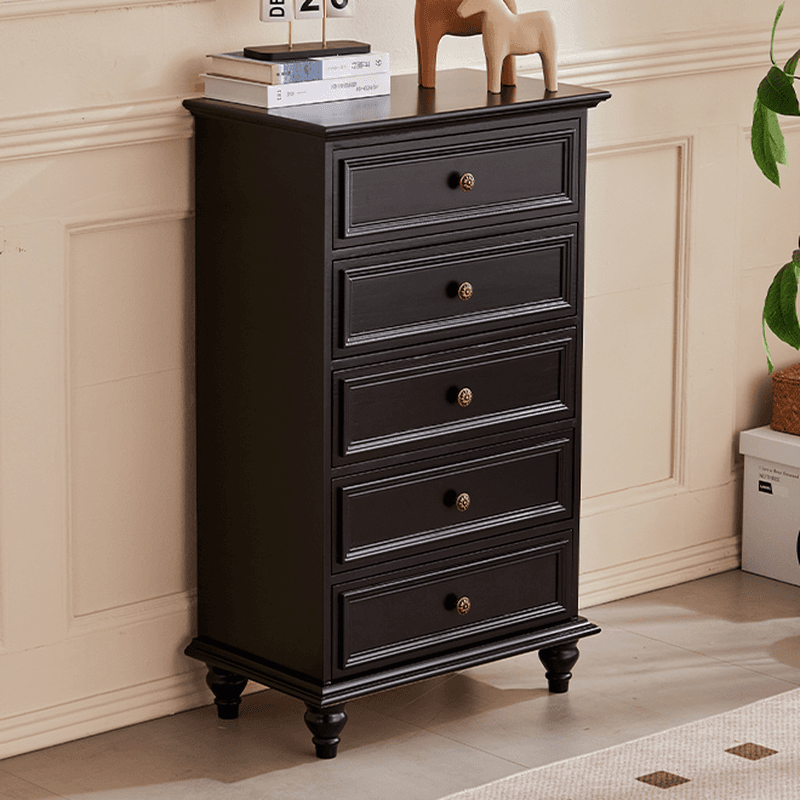 Casual Raw Wood Console Dresser/Semainier with 5/7/9 Drawers in Horizontal/Vertical Orientation thumbnail 5