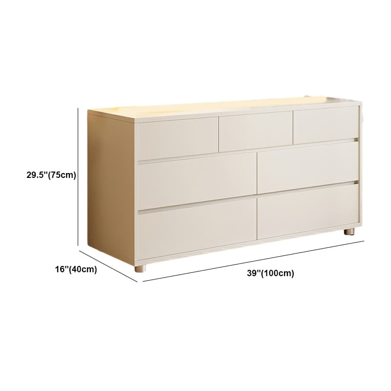 Modern White Wood Dressers with Soft-Close Drawers , Shelves Not Included - image 24
