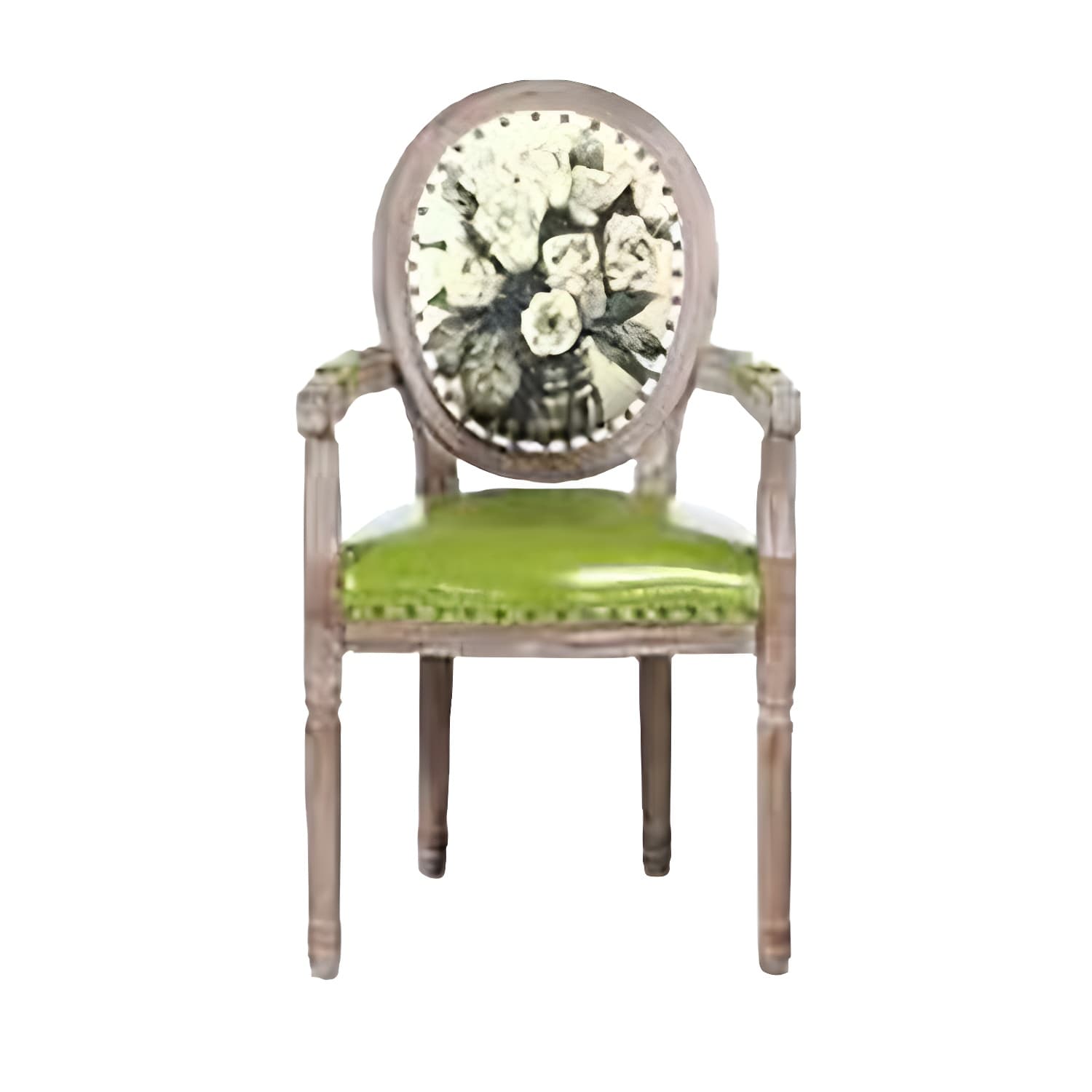 French Country Upholstered Armless Chair Home Solid Wood Dining Chair thumbnail 16