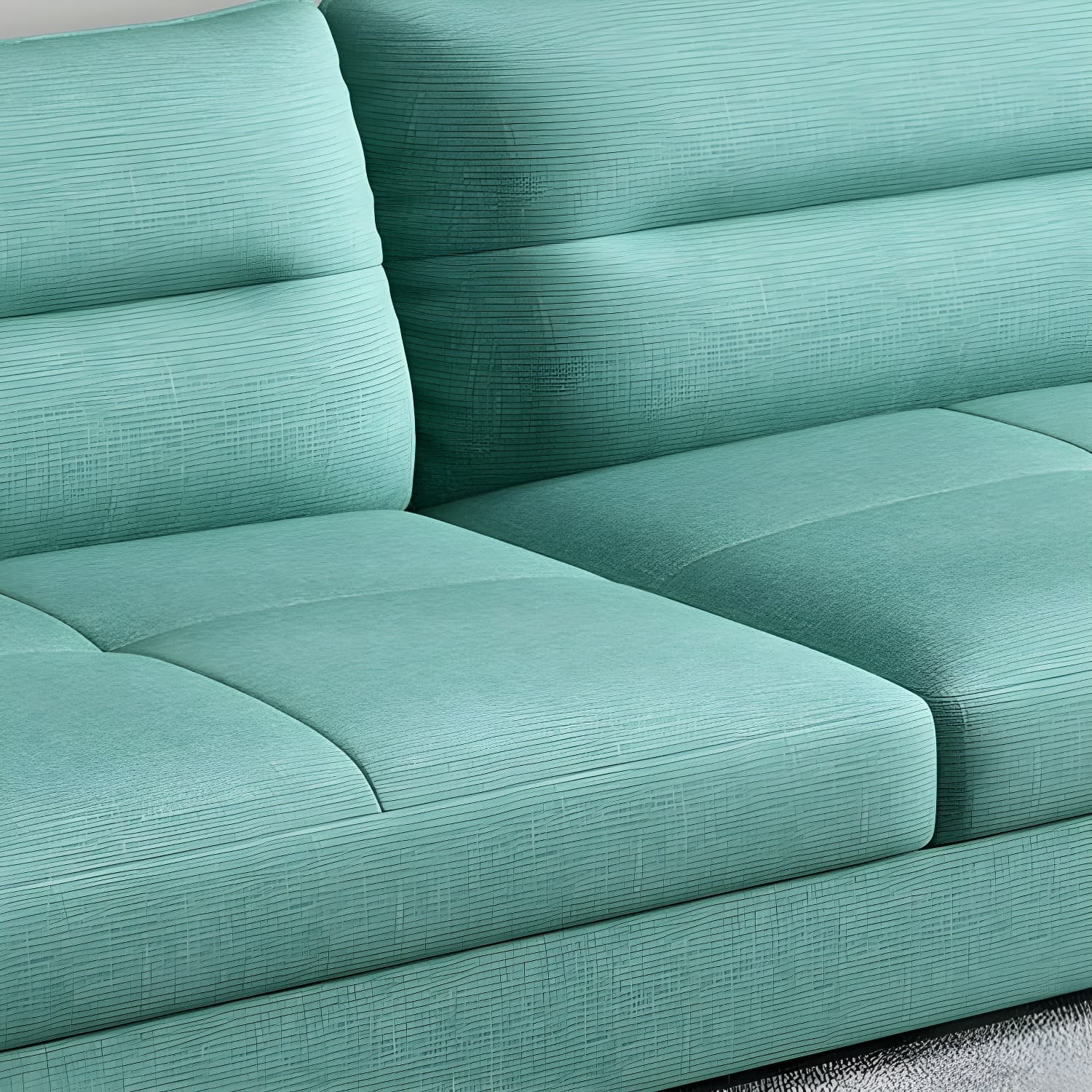 Grey Green Sectional Sofa with Under Seat Storage for Home and Room thumbnail 6