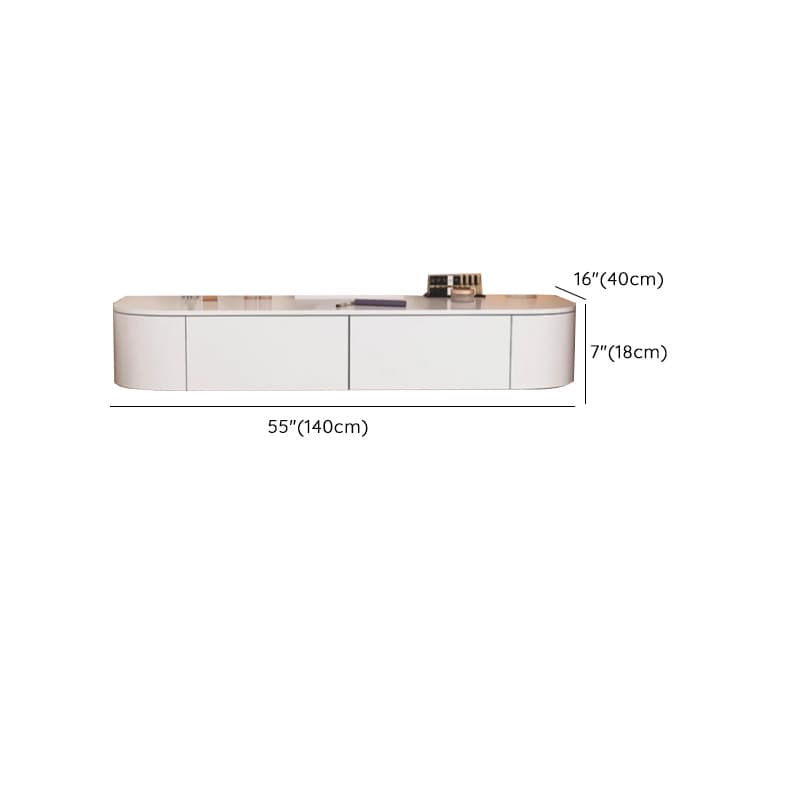 Push-Pull Floating Makeup Vanity with Storage and a Composite Wood Tabletop for Sleeping Quarters in a Trendy Style thumbnail 14