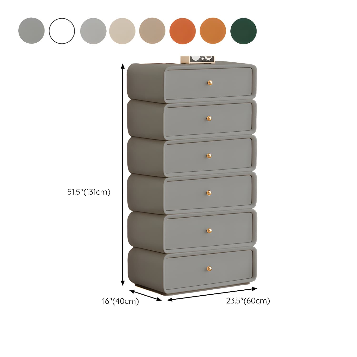 Modern Light Wood Dressers with Solid Wood Construction and Soft-Close Drawers thumbnail 20
