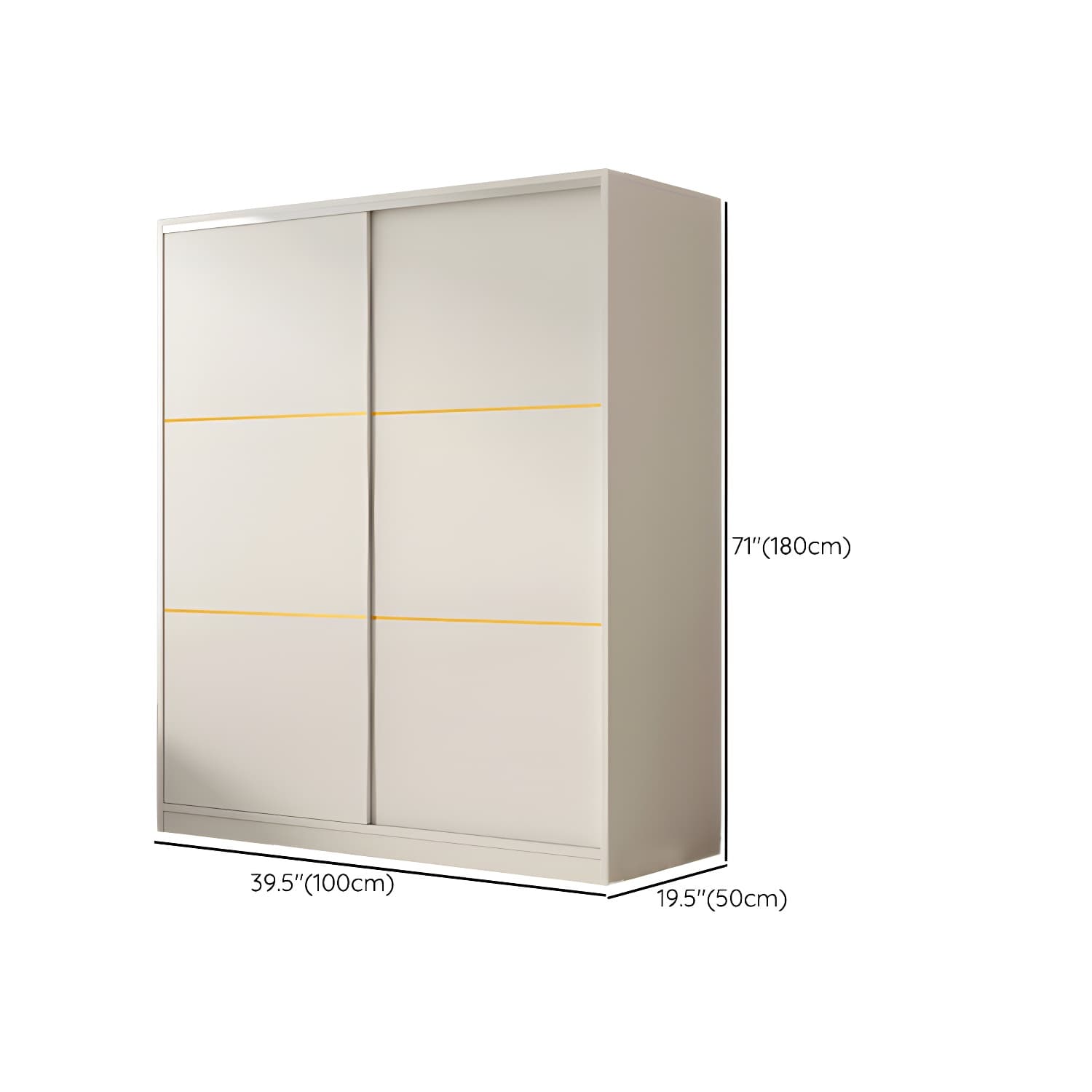 Spacious White Wardrobe Armoire with Shelves and Clothing Rod - Your Perfect Closet Solution thumbnail 10