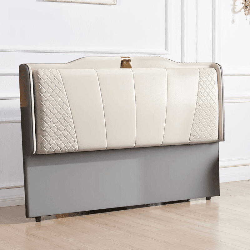 Art Deco Rectangular Wingback Timber Sponge headboard, With Legs, Size Full(54"W x 75"L), height Standard（36-55“） thumbnail 7