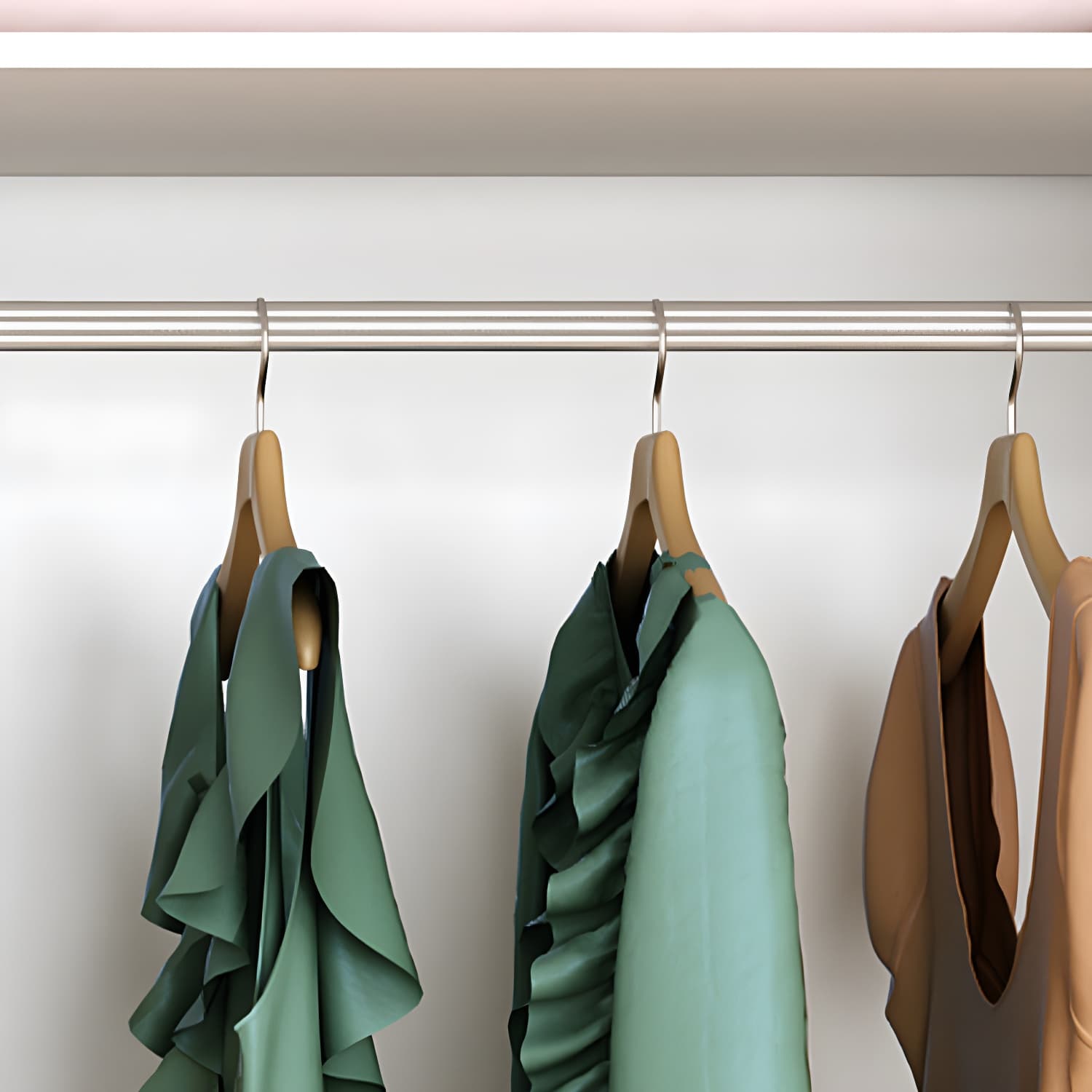 Modern Simple Style Double Door Storage Wardrobe for Bedroom thumbnail 8