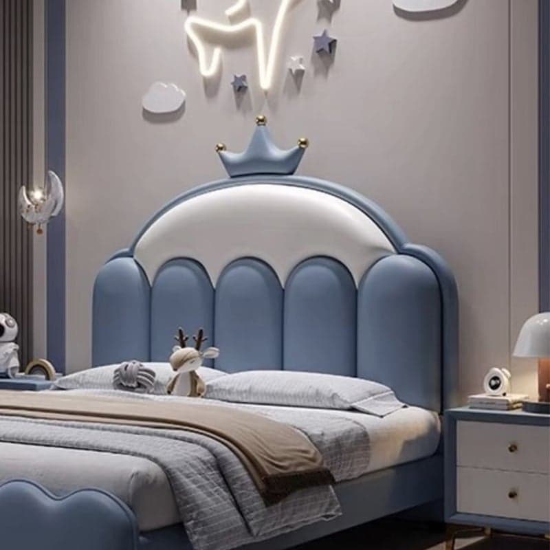 Modern Free-standing Standard King(76"W x 80"L)/Queen(60"W x 80"L)/Full(54"W x 75"L) Arched/Portman/Camelback Panel No Distressing With Legs in Wood thumbnail 1