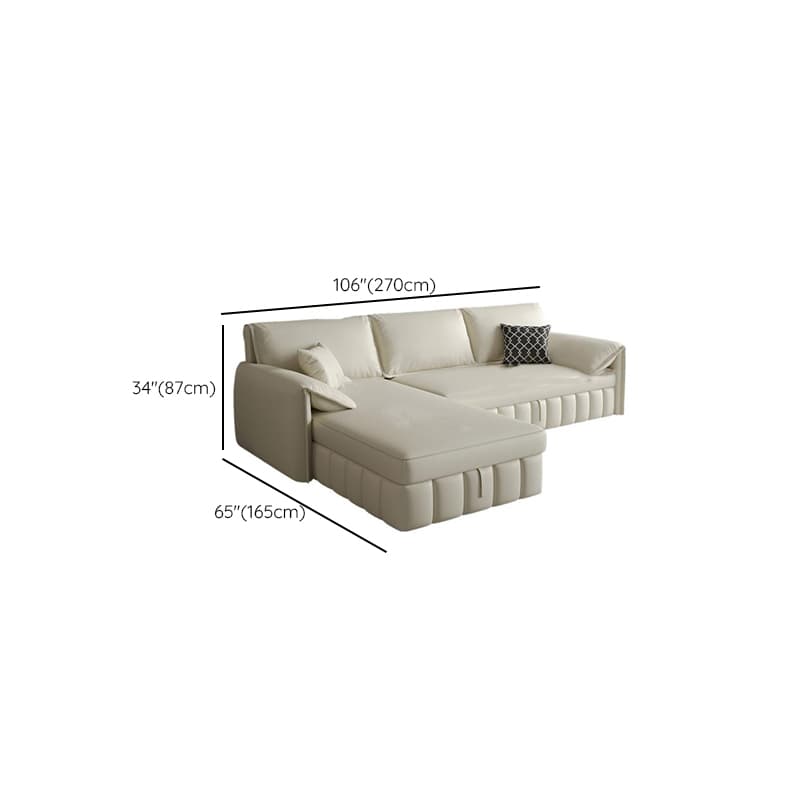L-Shape/Straight Left Hand Facing/Horizontal Sofa Recliner/Convertible Sofa with Under-seat-storage thumbnail 10