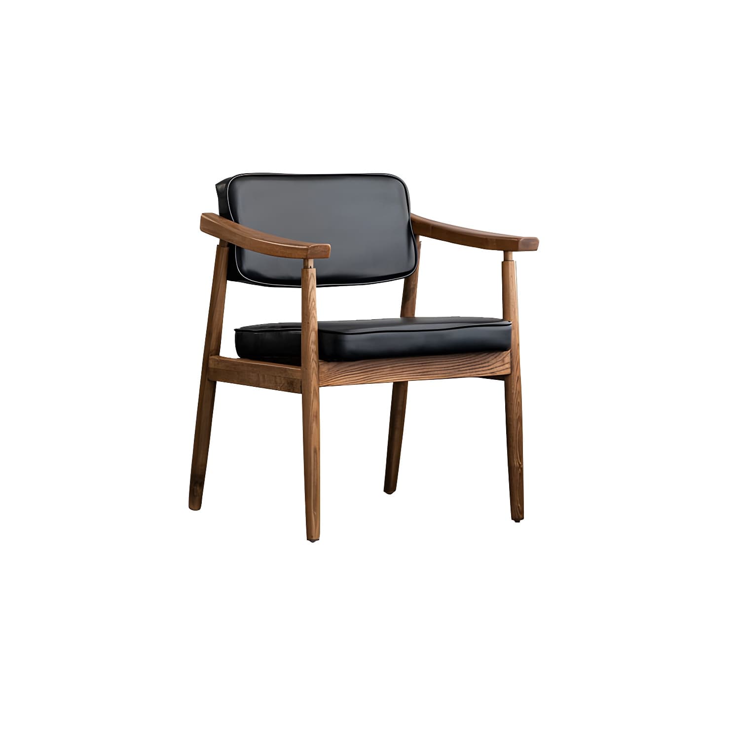 Traditional Style Dining Chairs Kitchen Arm Side Chairs with Wooden Legs thumbnail 11