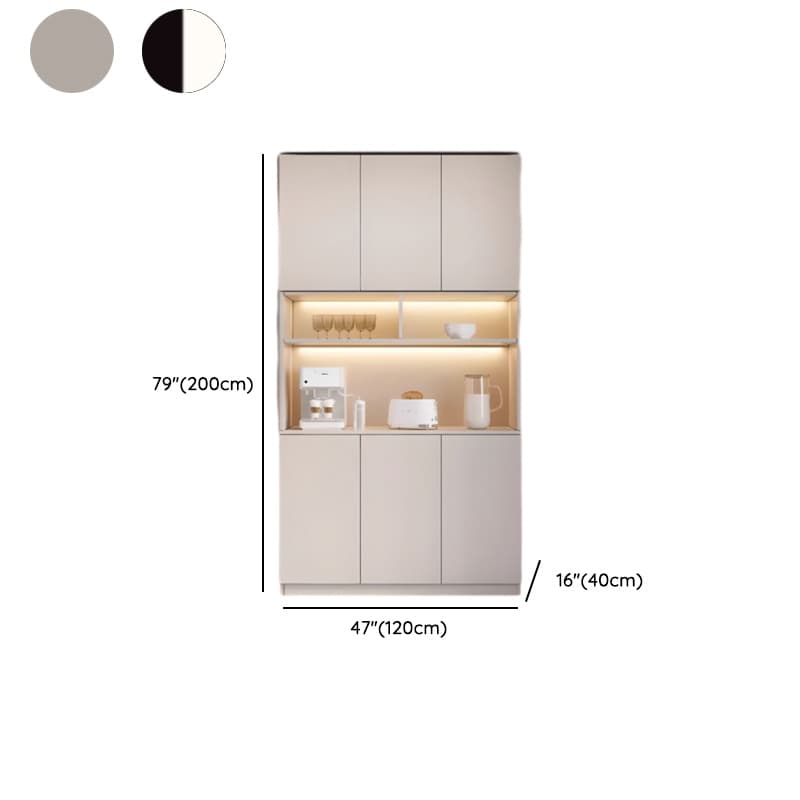 Trendy Sideboard with 3 Drawers, Cupboard, Wide/Standard/Narrow Sizes, 2/1 Shelves, Cabinets, and Glass-panel Door thumbnail 57