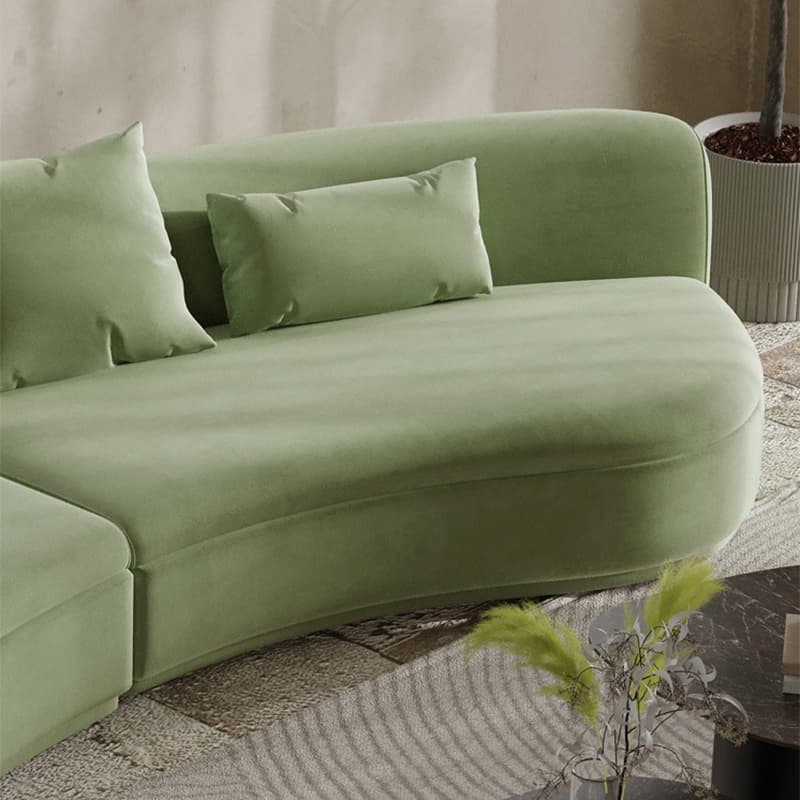 Trendy Seats 4/Seats 3 Armless Curved Sofa Recliner with Sponge Fill Cushions thumbnail 11