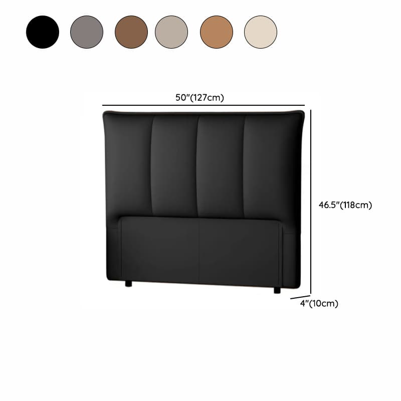 Standard（36-55“） Full(54"W x 75"L) Rectangle Free-standing Standard Upholstered Headboard Panel With Legs with Sponge Cushion in a Simple Style thumbnail 11