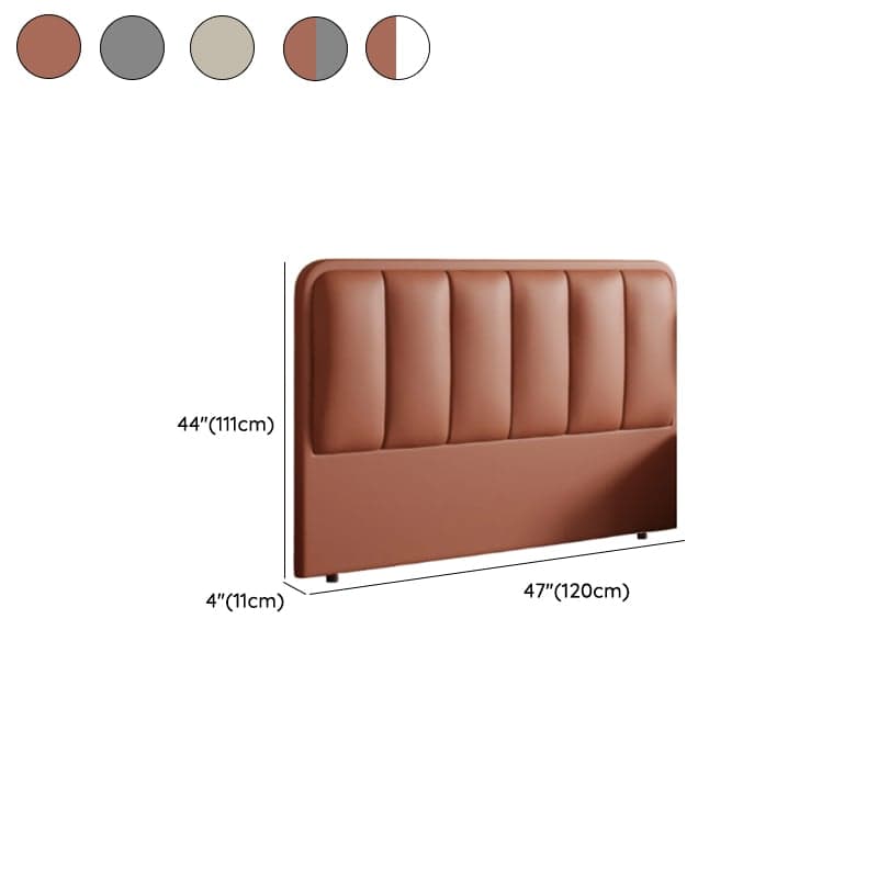 Modern Simple Style Panel Headboard in Natural Wood with No Distressing, Rectangle Shape for Twin XL/Queen/California King Bed, Featuring Sponge Upholstery and Standard Height thumbnail 14
