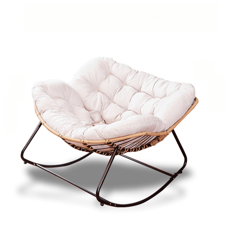 Modern Simple Style Alloy Rocking Chair Couch with Scratch-defiant Cushioned Upholstery thumbnail 13