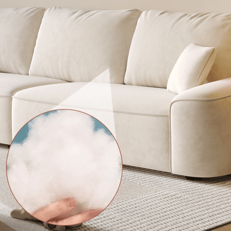 Tear Resistant Standard Sofa in Gray/Ivory/Citrus Color with 5 Pillows thumbnail 9