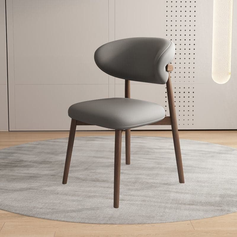 Dining Room Sturdy Outlined Side Chair for Comfortable Seating thumbnail 2