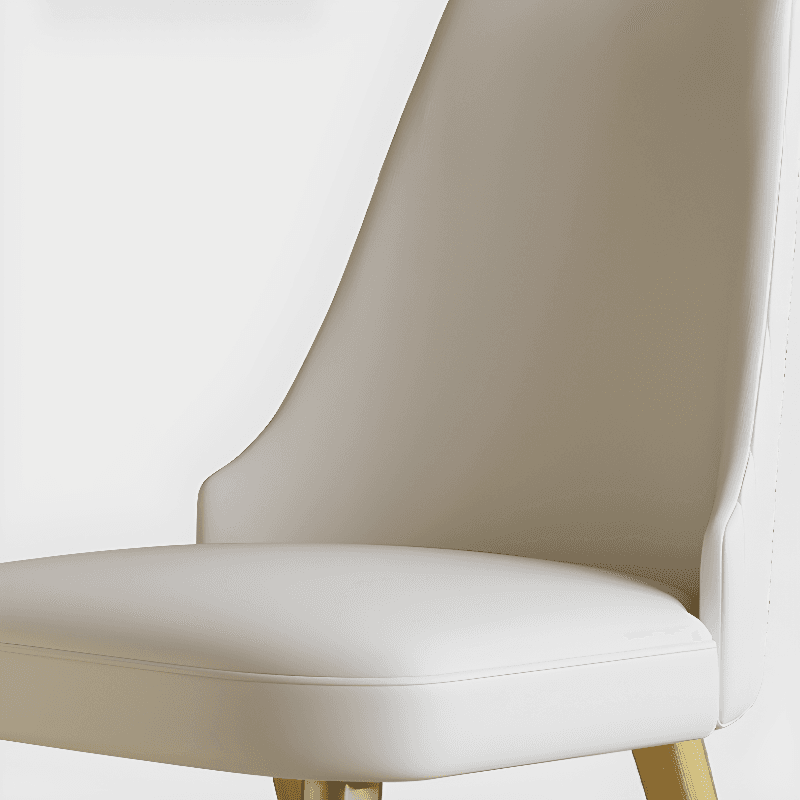 Lavish/Contemporary Upholstered Side Chair with Parsons Back Style and Metal Legs thumbnail 10