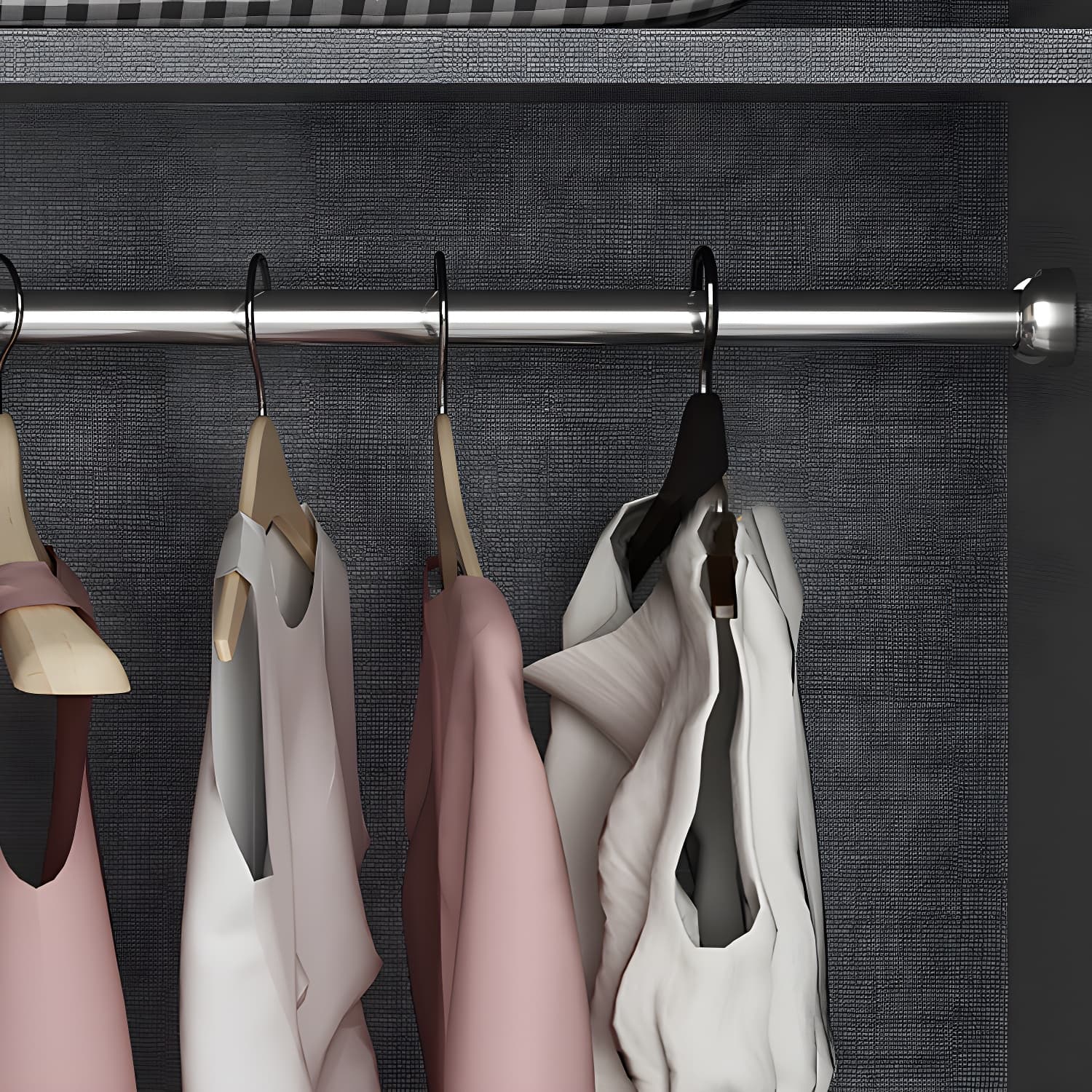 Modern Style Wooden Wardrobe Soft Close Door Wardrobe Closet with Drawer thumbnail 13
