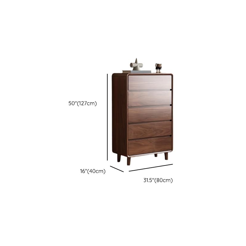 Cocoa Simplistic Natural Wood Double Dresser with 6/9/5 Drawers in Horizontal/Vertical Orientation thumbnail 18