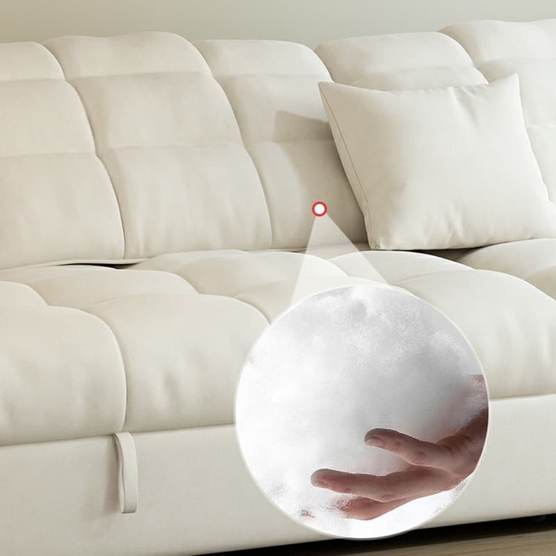 L-Shape/Straight Expandable Tufted Left Hand Facing/Horizontal Sofa Recliner/Sofa Couch with Concealed Support & Hidden Storage thumbnail 6