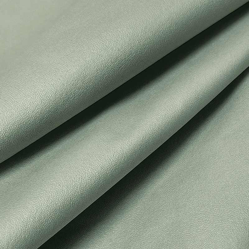 Synthetic Leather Convertible Sofa in Grey/Light Blue/Light Green with Arm thumbnail 12