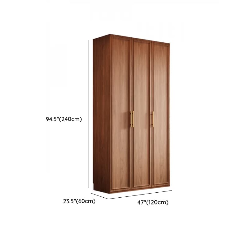 Acorn Minimalist Wooden Independent Wardrobe Closet with Soft Close Drawer, Soft Close Door, and Interior Shelves thumbnail 11